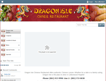 Tablet Screenshot of dragonislechinesefood.com